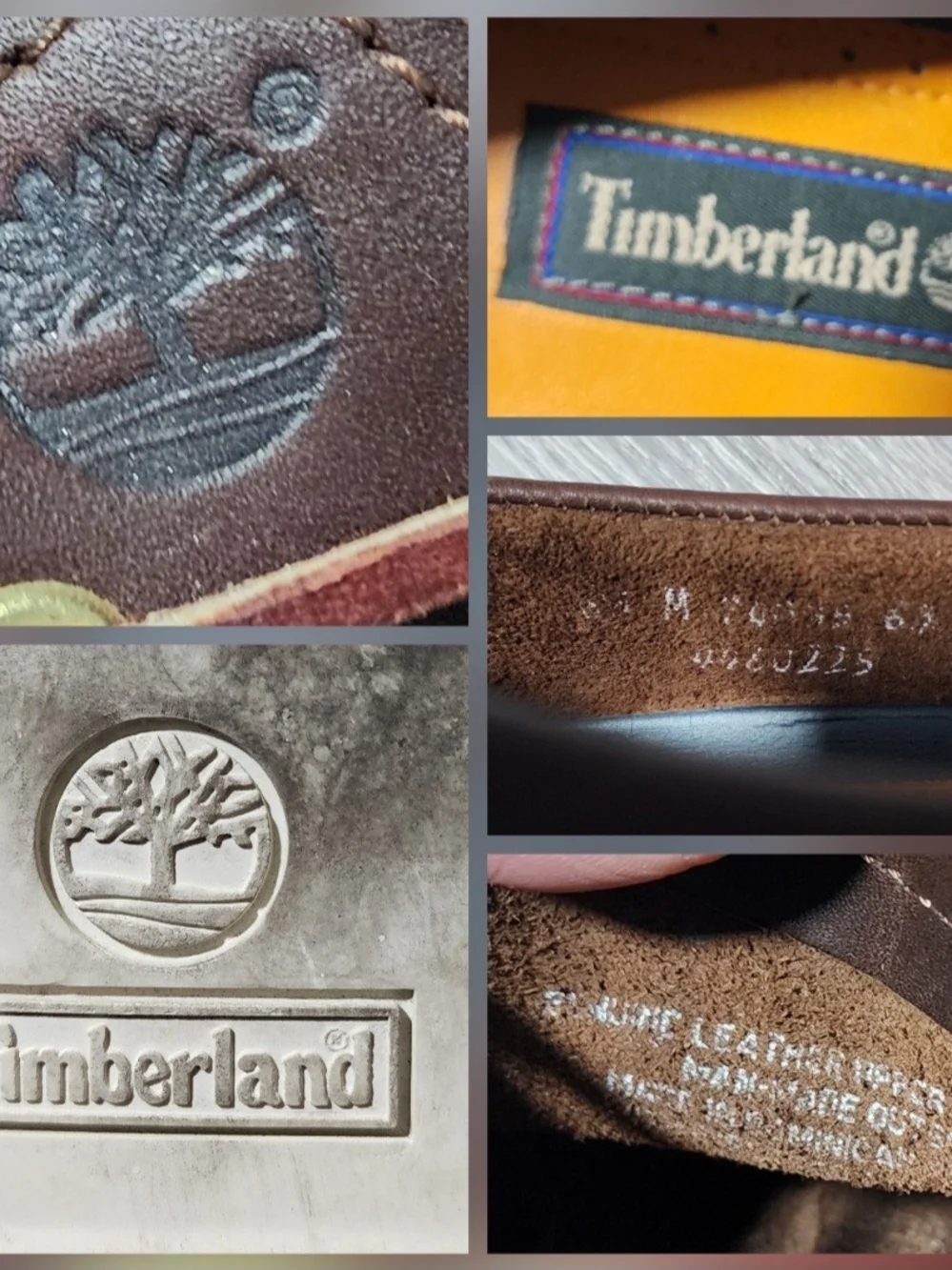 Timberland Classic 2 Eye Brown Leather Moc Toe Boat Shoes Loafers Mens Size 8